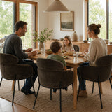 Aila Modern Upholstered Dining Chair (Set of 6)