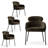 Aila Modern Upholstered Dining Chair (Set of 4)