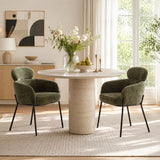 Aila Modern Upholstered Dining Chair (Set of 2)