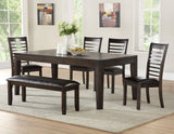 Ally 60-78 inch Dining Table w/18" Leaf