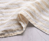 Smooth Linen Napkins - Amalfi Stripe Napkins Set of 4