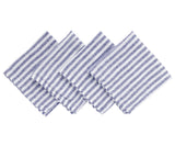 Smooth Linen Napkins - Amalfi Stripe Napkins Set of 4