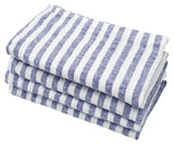 Smooth Linen Napkins - Amalfi Stripe Napkins Set of 4