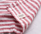 Smooth Linen Napkins - Amalfi Stripe Napkins Set of 4