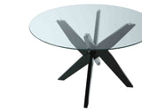 Amalie Grey 5-Piece Dining Set (Table & 4 Chairs)