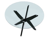Amalie Grey 5-Piece Dining Set (Table & 4 Chairs)