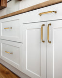 DESIGN2028 Matte Black Cabinet Pulls | Warm Minimalist Flat Handles, Heavy-Duty Feel, 5"