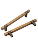 DESIGN3909 Champagne Bronze Cabinet Pulls | Square Cabinet Handles for Cabinets & Drawers