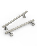 DESIGN2250 Oil Rubbed Bronze Knurled Pulls for Vintage Kitchens | 6-1/4" / 160mm Hole Center