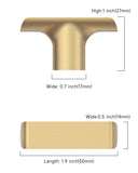 DESIGN3273 Champagne Bronze Cabinet Knobs – Modern Hardware for Cabinets, Drawers & Closets