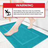 American Soft Linen Bekos 100% Cotton Bath Mat Set, 2 Piece 20x34 inches Bath Mats for Bathroom