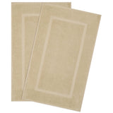 American Soft Linen Bekos 100% Cotton Bath Mat Set, 2 Piece 20x34 inches Bath Mats for Bathroom