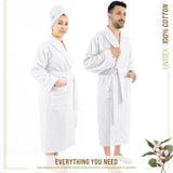 American Soft Linen, 100% Cotton Robes for Women and Men, Soft Lightweight Unisex Couple Turkish Bathrobes Wholesale
