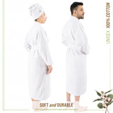 American Soft Linen, 100% Cotton Robes for Women and Men, Soft Lightweight Unisex Couple Turkish Bathrobes Wholesale