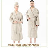 American Soft Linen, 100% Cotton Robes for Women and Men, Soft Lightweight Unisex Couple Turkish Bathrobes