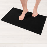 American Soft Linen 100% Cotton Bath Mat Rugs, 17x24 inches with Silicone Backing, Soft Absorbent Grip-Enhanced Bath Mats for Bathroom