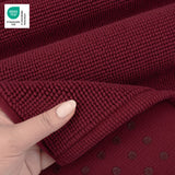 American Soft Linen 100% Cotton Bath Mat Rugs, 17x24 inches with Silicone Backing, Soft Absorbent Grip-Enhanced Bath Mats for Bathroom