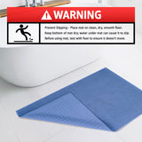 American Soft Linen 100% Cotton Bath Mat Rugs, 17x24 inches with Silicone Backing, Soft Absorbent Grip-Enhanced Bath Mats for Bathroom