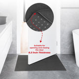 American Soft Linen 100% Cotton Bath Mat Rugs, 17x24 inches with Silicone Backing, Soft Absorbent Grip-Enhanced Bath Mats for Bathroom