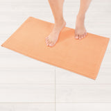 American Soft Linen 100% Cotton Bath Mat Rugs, 17x24 inches with Silicone Backing, Soft Absorbent Grip-Enhanced Bath Mats for Bathroom