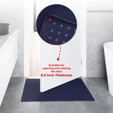 American Soft Linen 100% Cotton Bath Mat Rugs, 17x24 inches with Silicone Backing, Soft Absorbent Grip-Enhanced Bath Mats for Bathroom
