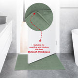 American Soft Linen 100% Cotton Bath Mat Rugs, 17x24 inches with Silicone Backing, Soft Absorbent Grip-Enhanced Bath Mats for Bathroom