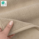 American Soft Linen 100% Cotton Bath Mat Rugs, 20x34 inches with Silicone Backing, Soft Absorbent Grip-Enhanced Bath Mats for Bathroom