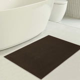 American Soft Linen 100% Cotton Bath Mat Rugs, 20x34 inches with Silicone Backing, Soft Absorbent Grip-Enhanced Bath Mats for Bathroom