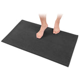 American Soft Linen 100% Cotton Bath Mat Rugs, 20x34 inches with Silicone Backing, Soft Absorbent Grip-Enhanced Bath Mats for Bathroom