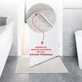 American Soft Linen 100% Cotton Bath Mat Rugs, 20x34 inches with Silicone Backing, Soft Absorbent Grip-Enhanced Bath Mats for Bathroom