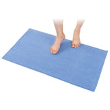 American Soft Linen 100% Cotton Bath Mat Rugs, 20x34 inches with Silicone Backing, Soft Absorbent Grip-Enhanced Bath Mats for Bathroom