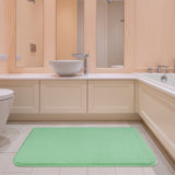 American Soft Linen Fluffy Foamed Bath Rug, 21x32 inches Bath Rugs for Bathroom, 100% Polyester Upper Fluffy Surface and Grip Enhanced Base