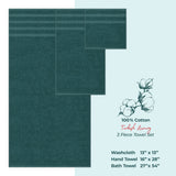 American Soft Linen 3 Piece 100% Cotton Extra Fluffy and Soft, Luxury Turkish Towel Set with 20 Different Colors
