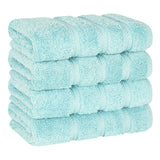 American Soft Linen 100% Cotton Turkish Towels, 4 Pack Hand Towel Set, Super Soft, Absorbent, Quick Dry Premium Towels