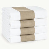 American Soft Linen 4 Packed Dish Towels, 100% Cotton Dish Cloths for Kitchen (BEST PRICE💖 )