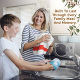 American Soft Linen 4 Packed Dish Towels, 100% Cotton Dish Cloths for Kitchen (BEST PRICE💖 )