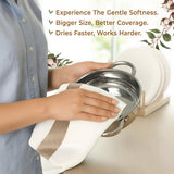American Soft Linen 4 Packed Dish Towels, 100% Cotton Dish Cloths for Kitchen (BEST PRICE💖 )