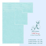 American Soft Linen 100% Cotton Turkish Towels, 6 Piece Bath Towel Set with 20 Different Colors