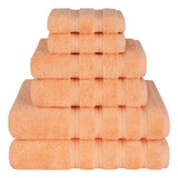 American Soft Linen 100% Cotton Turkish Towels, 6 Piece Bath Towel Set with 20 Different Colors