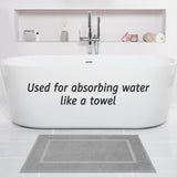 American Soft Linen Bekos 100% Cotton Bath Mat Set, 2 Piece 20x34 inches Wholesale Bath Rugs for Bathroom