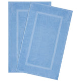 American Soft Linen Bekos 100% Cotton Bath Mat Set, 2 Piece 20x34 inches Wholesale Bath Rugs for Bathroom