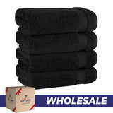 American Soft Linen Bekos 100% Cotton Turkish 4-Piece Hand Towel Sets, Wholesale Luxury Hand Towels
