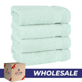 American Soft Linen Bekos 100% Cotton Turkish 4-Piece Hand Towel Sets, Wholesale Luxury Hand Towels