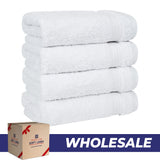 American Soft Linen Bekos 100% Cotton Turkish 4-Piece Hand Towel Sets, Wholesale Luxury Hand Towels