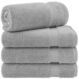 American Soft Linen Bekos 100% Cotton Turkish 4-Piece Bath Towel Sets, Wholesale Luxury Bath Towels