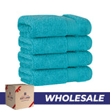 American Soft Linen Bekos 100% Cotton Turkish 4-Piece Washcloth Towel Sets, Wholesale Luxury Towels