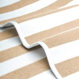 American Soft Linen, Premium Cotton 4 Pack Beach Towels, 30" x 60" Cabana Striped Pool Towels