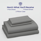 American Soft Linen Luxury 100% Cotton Sateen Weave Sheets Set - Premium Bed Sheet Sets