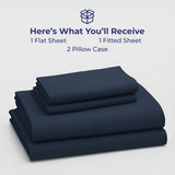 American Soft Linen Luxury 100% Cotton Sateen Weave Sheets Set - Premium Bed Sheet Sets
