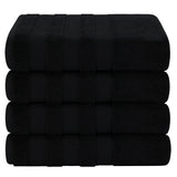 Salem 4 Piece 100% Cotton Luxury Turkish Bath Towel Sets